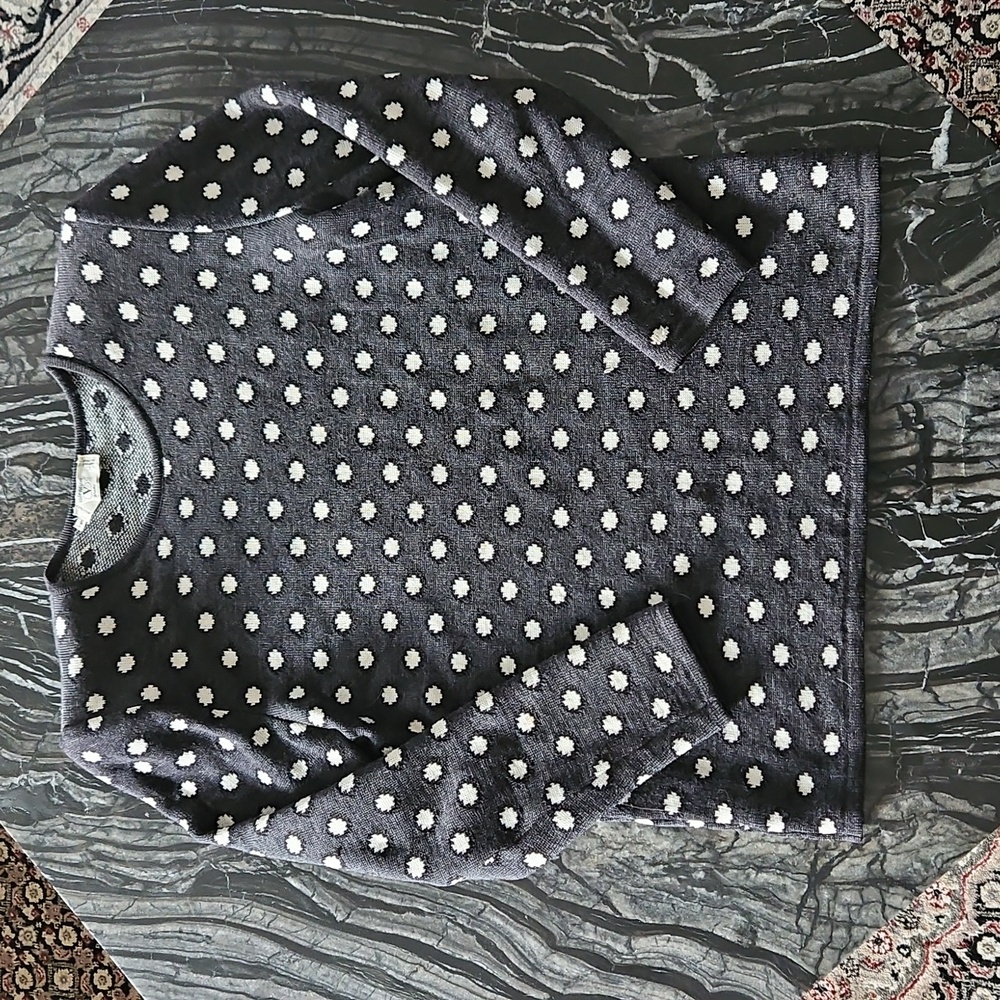 VALENTINO: vintage luxe thick wool gray sweater